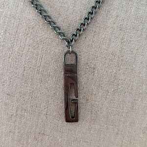 Rare Gucci Gunmetal Necklace
